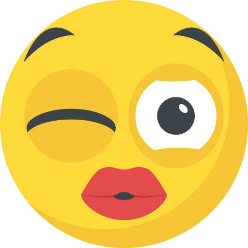 Kiss kiss emoji feelings icon