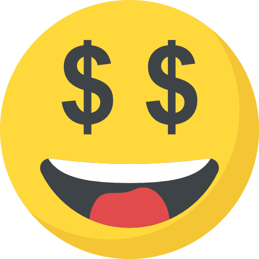 Greed greed emoji smileys icon