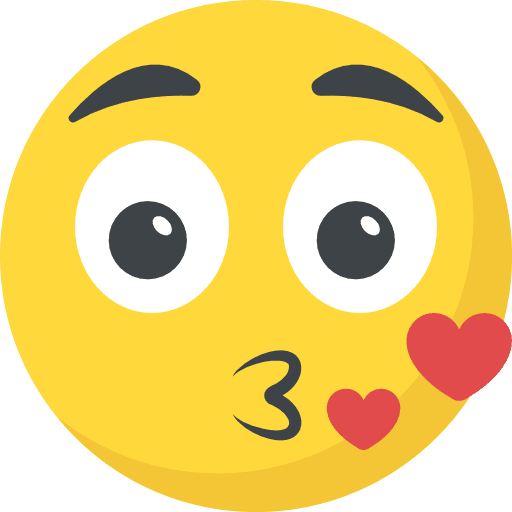 Kiss feelings emoticons smileys icon