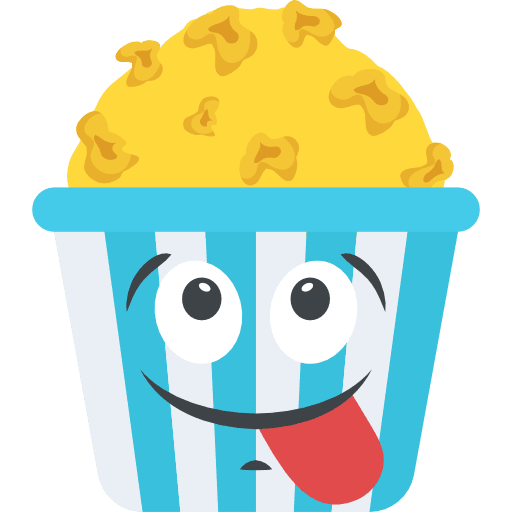 Popcorn emoji cinema emoticons icon