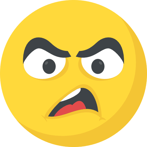 Angry emoji emoticons feelings icon