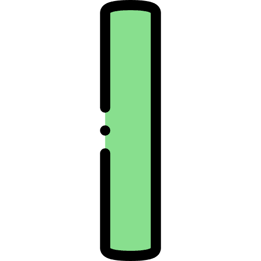 I i writing alphabet icon