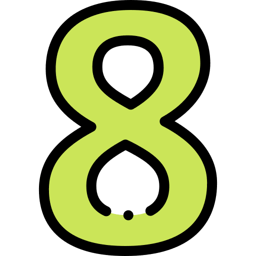 8 eight shapes and symbols education icon 8 eight shapes and symbols education icon