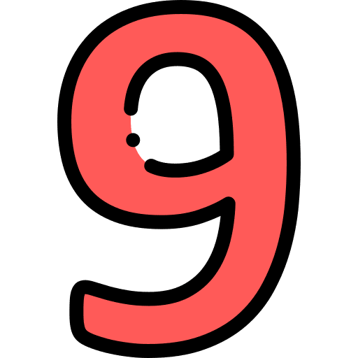 9 character maths education icon 9 character maths education icon