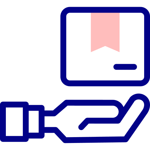Box care shipment package icon