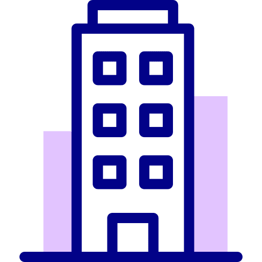 Building town architecture and city building icon