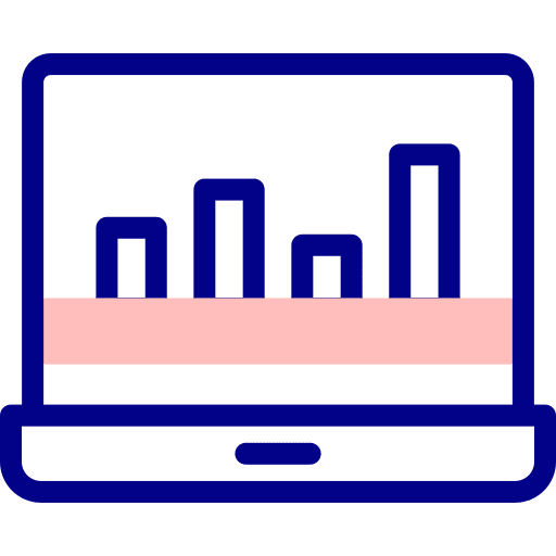 Laptop business and finance laptop finance icon Laptop business and finance laptop finance icon