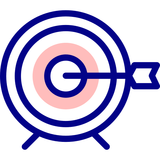 Target marketing aim dart icon Target marketing aim dart icon