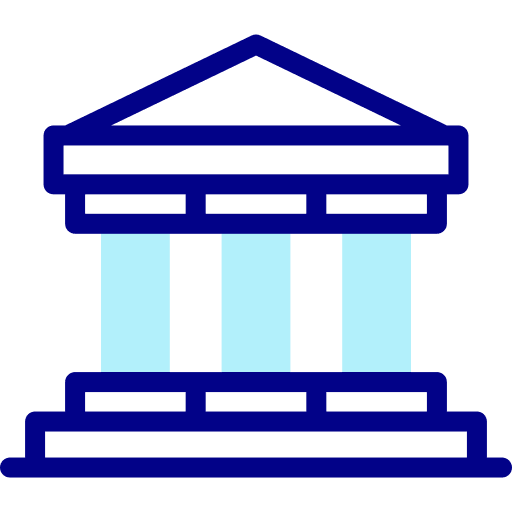 Bank banking buildings architecture and city icon Bank banking buildings architecture and city icon