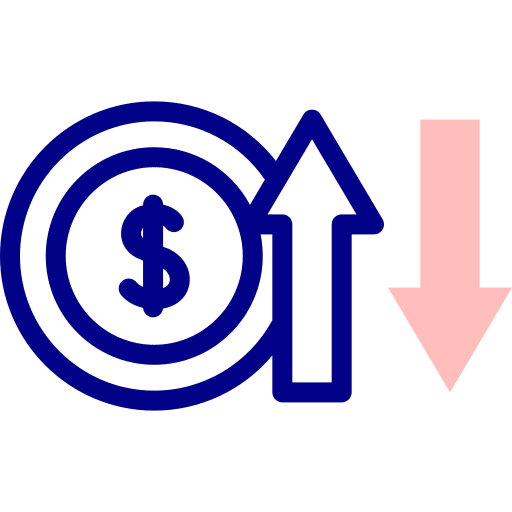 Money coin transfer dollar icon Money coin transfer dollar icon