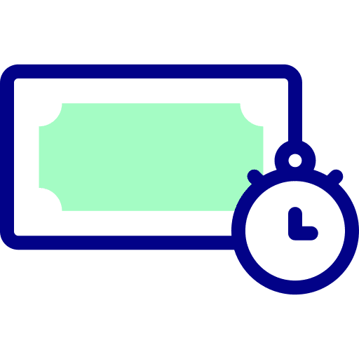 Time is money business finance clock icon Time is money business finance clock icon