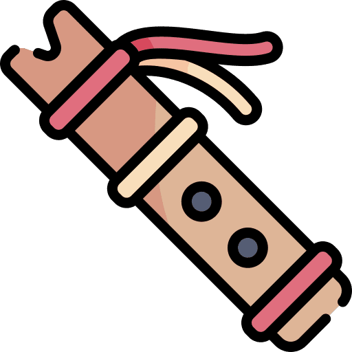 Quena flute musical instrument andes icon