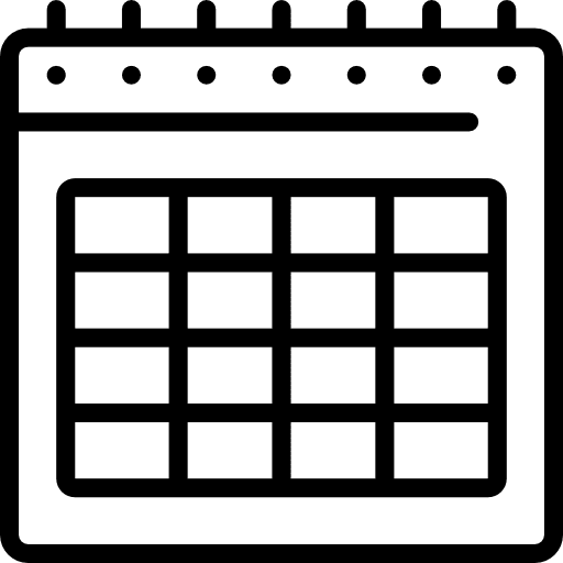 Calendar calendar organization time and date icon