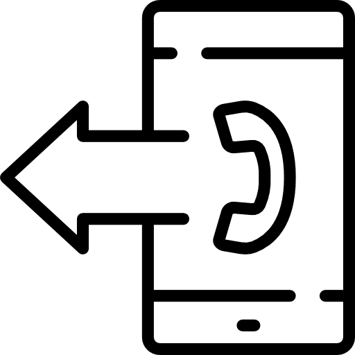 Sending call phone call sending telephone icon