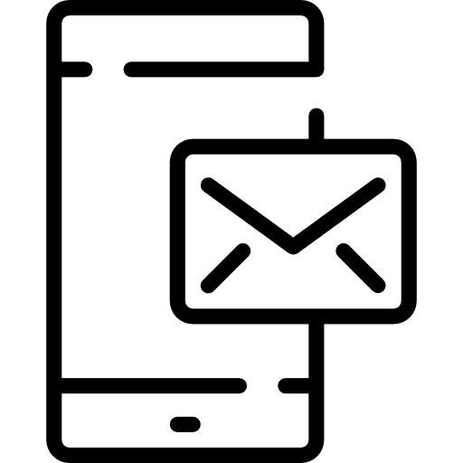 Text smartphones mobile phone texting icon