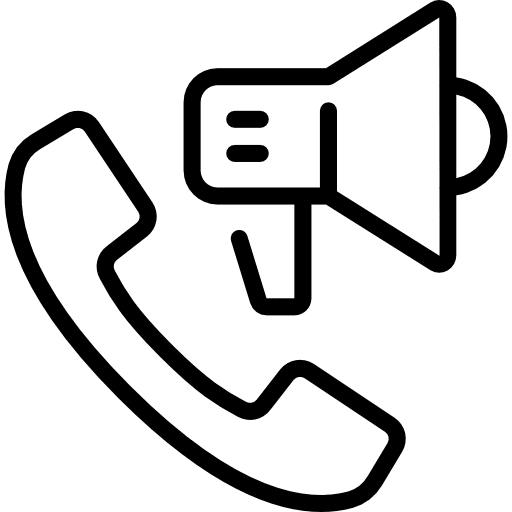Phone phone promotion announcer icon