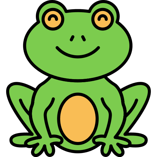 Frog animal kingdom animals wildlife icon