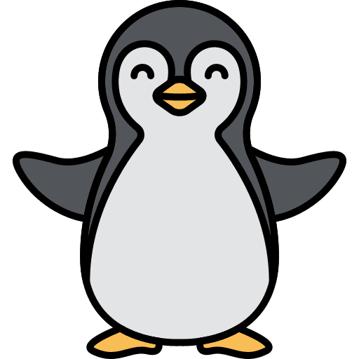 Penguin zoo animals animal kingdom icon