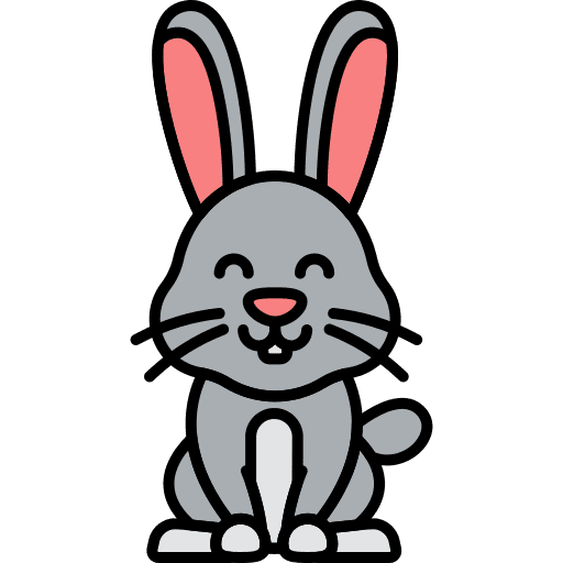 Rabbit rabbit easter bunny mammal icon