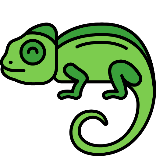 Chameleon animal wild life animals icon