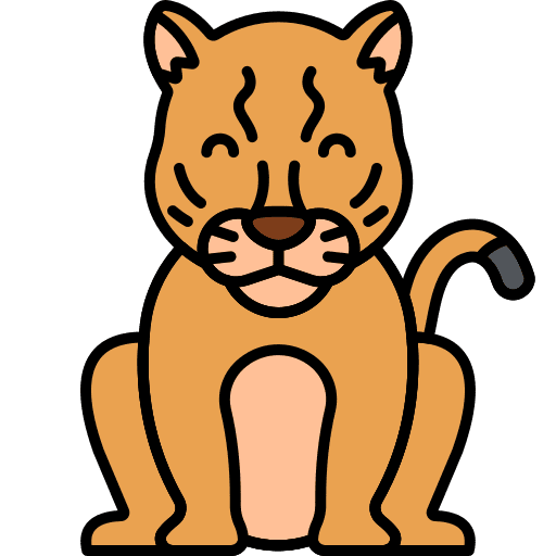 Cougar mammal animals panther icon