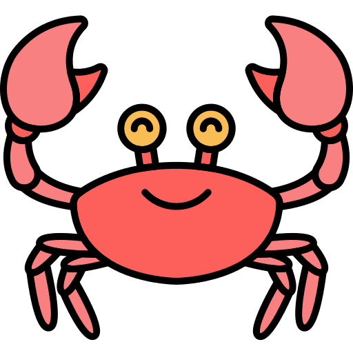 Crab crabs food food and restaurant icon