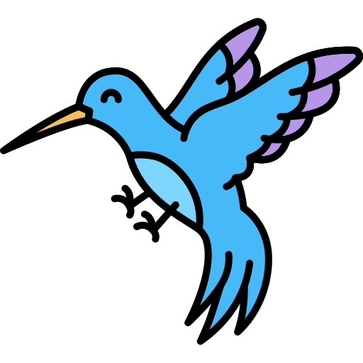 Hummingbird hummingbird colibri animals icon
