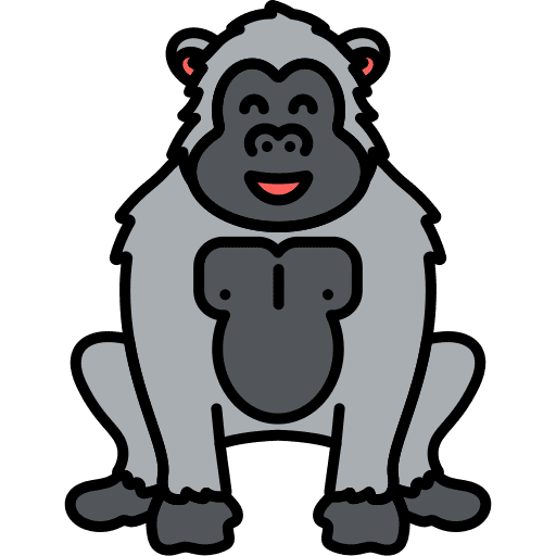 Gorilla animals animal kingdom gorilla icon