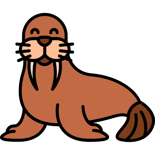 Walrus animals walrus animal icon