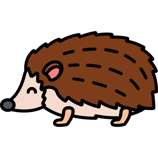 Hedgehog animal kingdom hedgehog animals icon