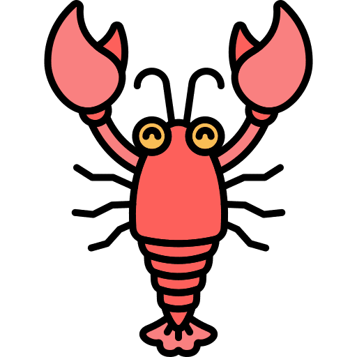 Lobster sea life animal animals icon