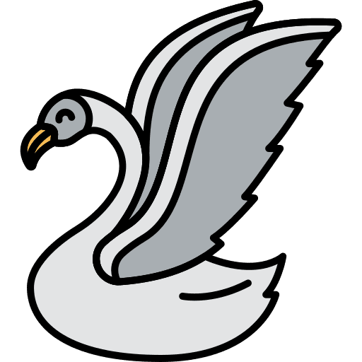 Swan animal kingdom wildlife animals icon