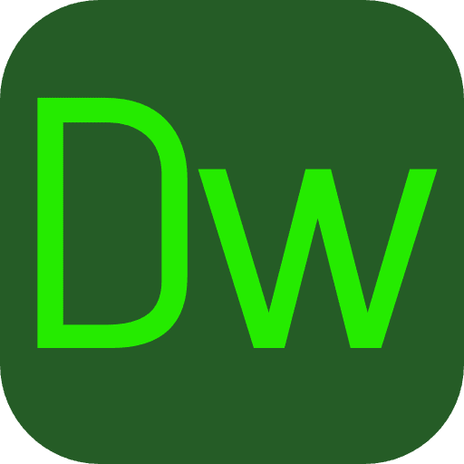 Dreamweaver interface adobe program icon Dreamweaver interface adobe program icon