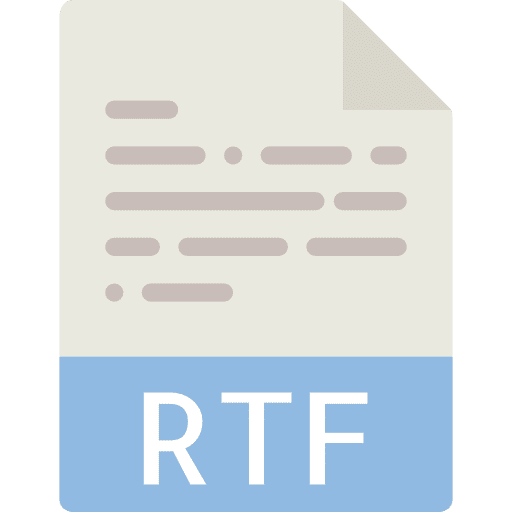 Rtf interface files document icon Rtf interface files document icon