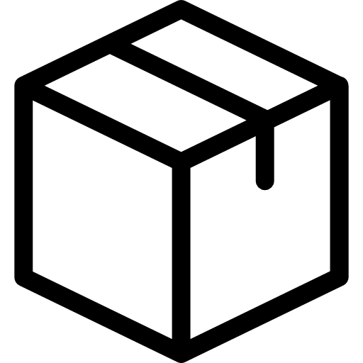 Package box storage boxes icon