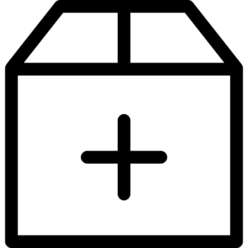 Box cargo package shipping icon