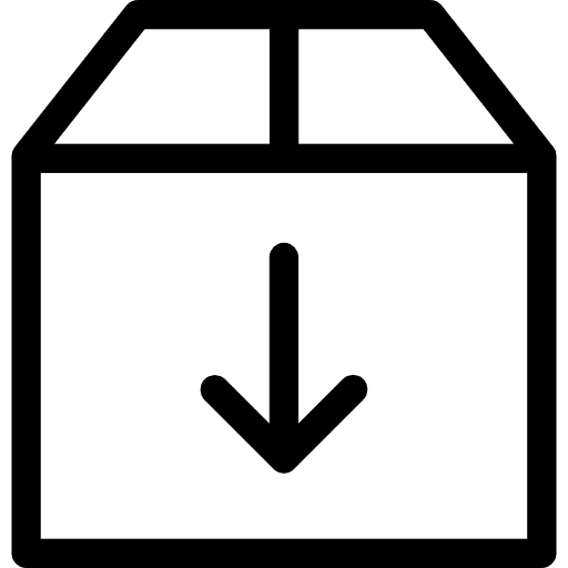 Box shipping packaging cargo icon