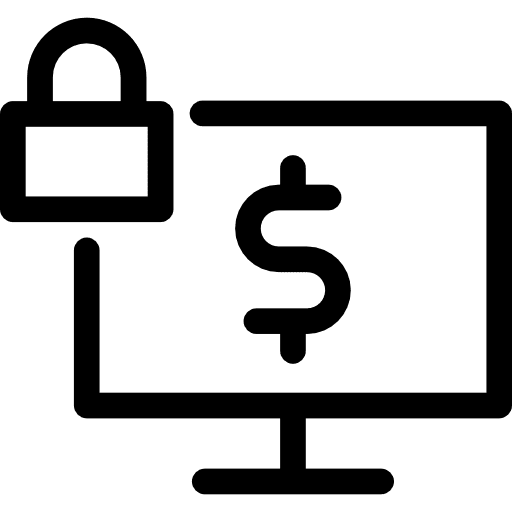 Monitor screen commerce monitor icon