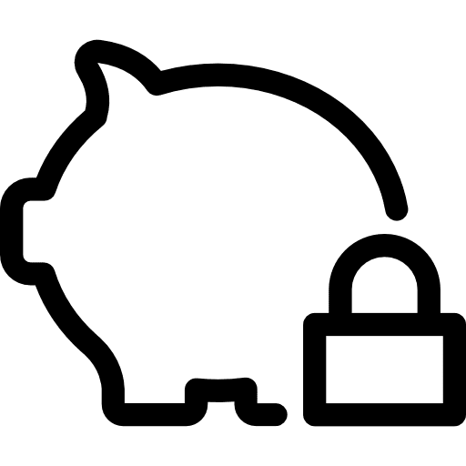 Piggy bank savings business piggy bank icon