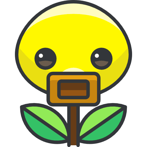 Bellsprout video game pokemon character icon