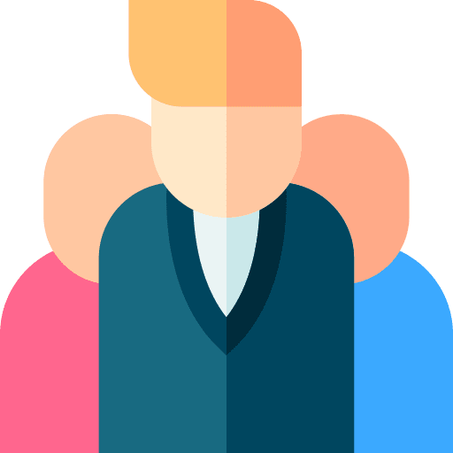 Partners professions and jobs group members icon