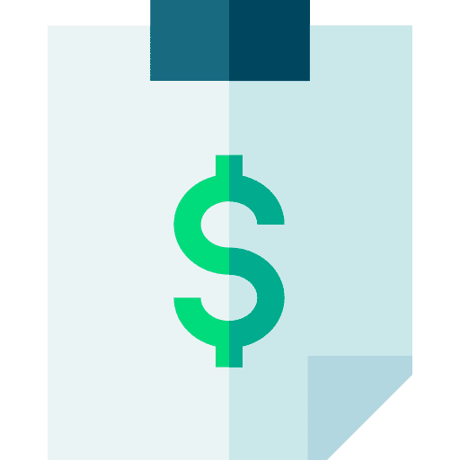 Income statement files and folders business and finance dollar icon Income statement files and folders business and finance dollar icon