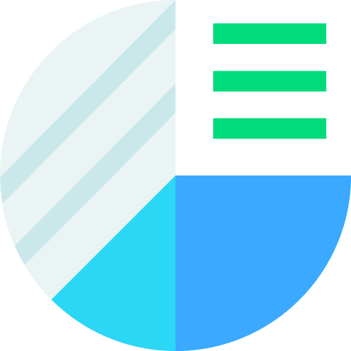 Pie chart business and finance graph infographic icon Pie chart business and finance graph infographic icon