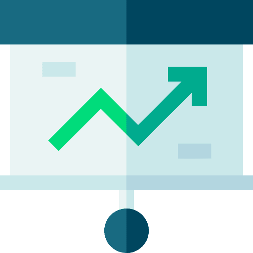 Presentation statistics business and finance presentation icon Presentation statistics business and finance presentation icon