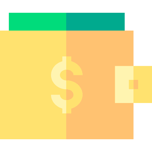 Wallet cash currency commerce and shopping icon Wallet cash currency commerce and shopping icon