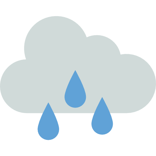 Rainy rain sky weather icon