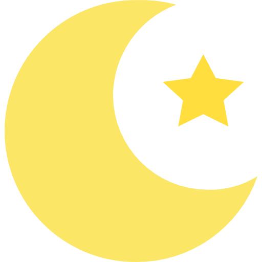 Night astronomy stars moon icon Night astronomy stars moon icon