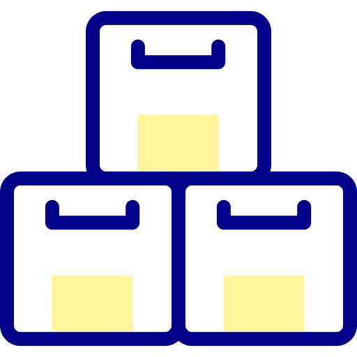 Boxes quantity boxes cardboard box icon