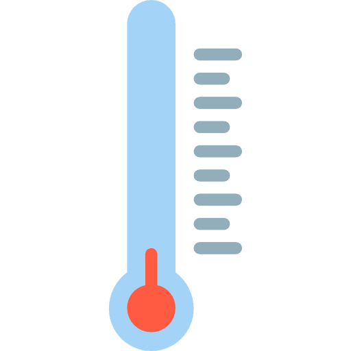 Cold snow thermometer degrees icon Cold snow thermometer degrees icon