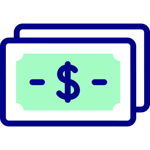 Money cash business and finance currency icon Money cash business and finance currency icon